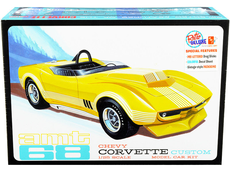 Skill 2 Model Kit 1968 Chevrolet Corvette Custom 1/25 Scale Model by AMT AMT