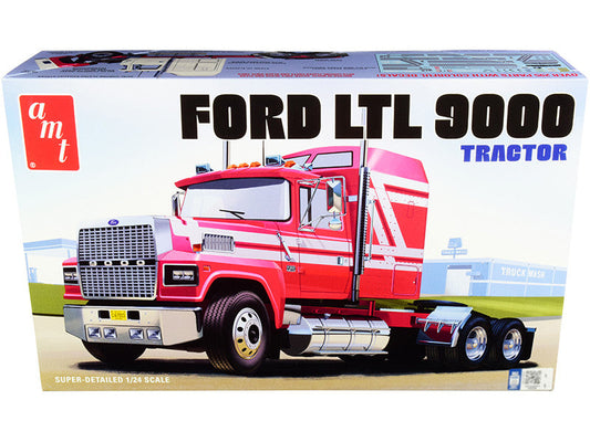 Skill 3 Model Kit Ford LTL 9000 Semi Tractor 1/24 Scale Model by AMT AMT