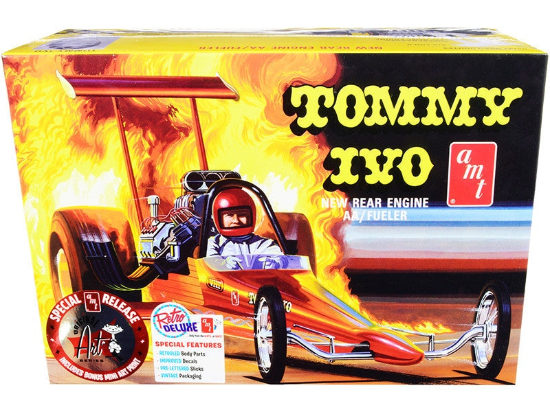 Skill 2 Model Kit Tommy Ivo Rear Engine Dragster 1/25 Scale Model by AMT AMT