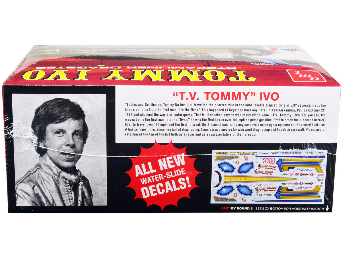 Skill 2 Model Kit Tommy Ivo Streamliner Dragster 1/25 Scale Model by AMT AMT
