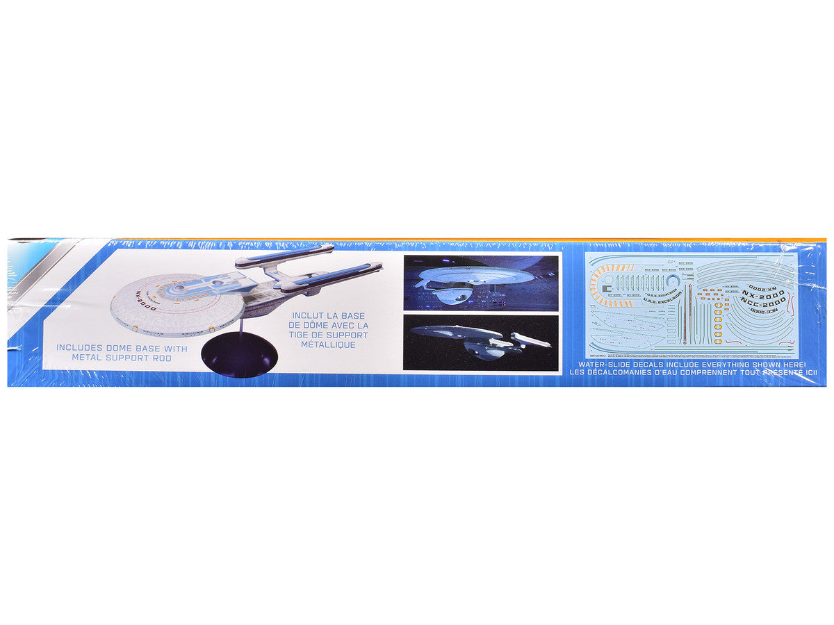 Skill 2 Model Kit U.S.S. Excelsior NX-2000 Space Ship "Star Trek III: The Search for Spock" (1984) Movie 1/1000 Scale Model by AMT AMT