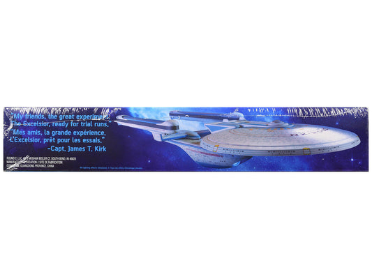 Skill 2 Model Kit U.S.S. Excelsior NX-2000 Space Ship "Star Trek III: The Search for Spock" (1984) Movie 1/1000 Scale Model by AMT AMT