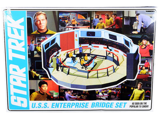 Skill 2 Model Kit U.S.S. Enterprise Command Bridge Set "Star Trek" (1966-1969) TV Show 1/32 Scale Model by AMT AMT