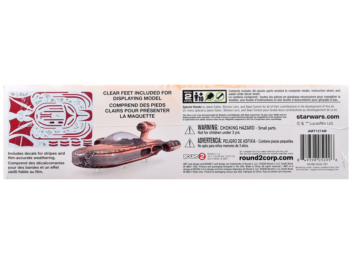 Skill 2 Model Kit Luke Skywalker's X-34 Landspeeder "Star Wars: Episode IV – A New Hope" (1977) Movie 1/12 Scale Model by AMT AMT