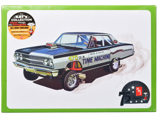 Skill 2 Model Kit 1965 Chevrolet Chevelle AWB Funny Car "Time Machine" 1/25 Scale Model by AMT AMT