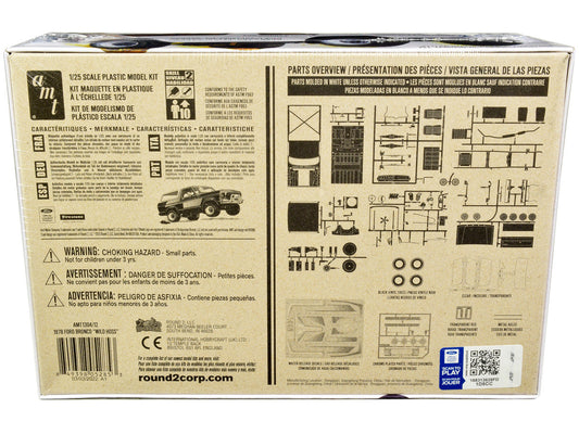 Skill 2 Model Kit Ford Bronco 4X4 "Wild Hoss" 1/25 Scale Model by AMT AMT
