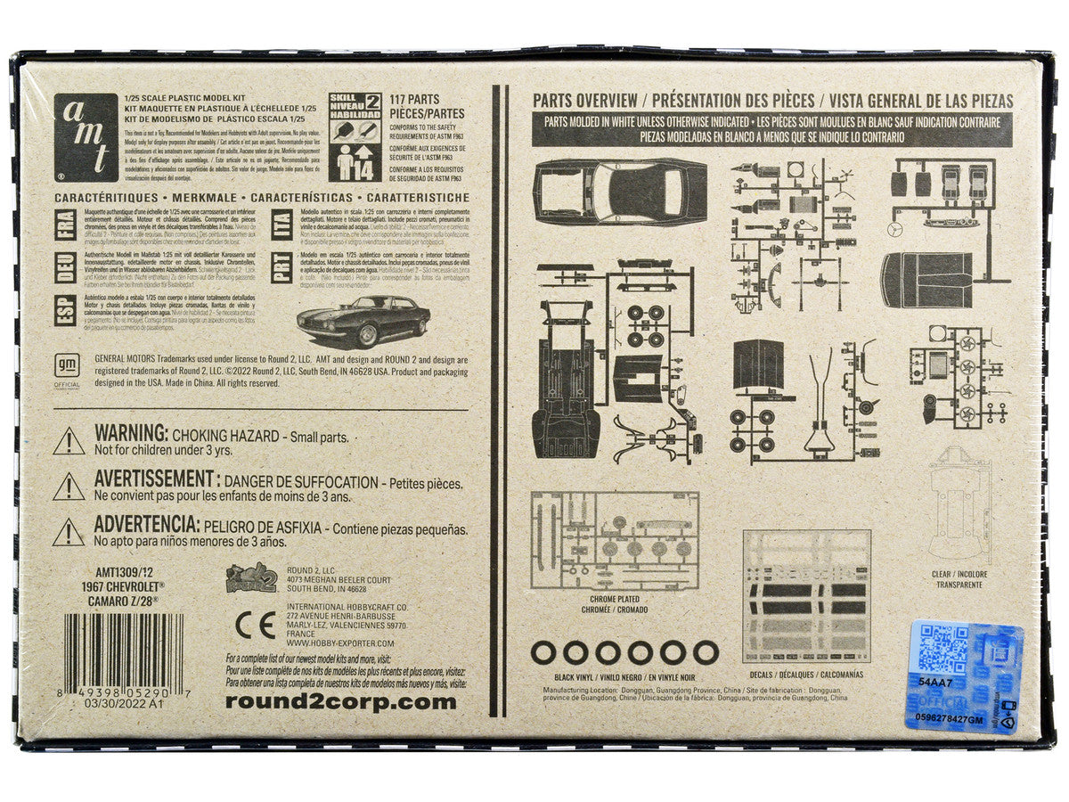 Skill 3 Model Kit Peterbilt 359 California Hauler with Sleeper Cab 1/25 Scale Model by AMT AMT