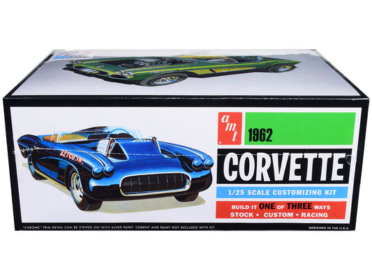 Skill 2 Model Kit 1962 Chevrolet Corvette 3 in 1 Kit 1/25 Scale Model by AMT AMT