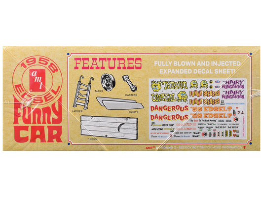 Skill 2 Model Kit of 1958 Edsel Funny Car "Unreal" 1/25 Scale Model by AMT AMT