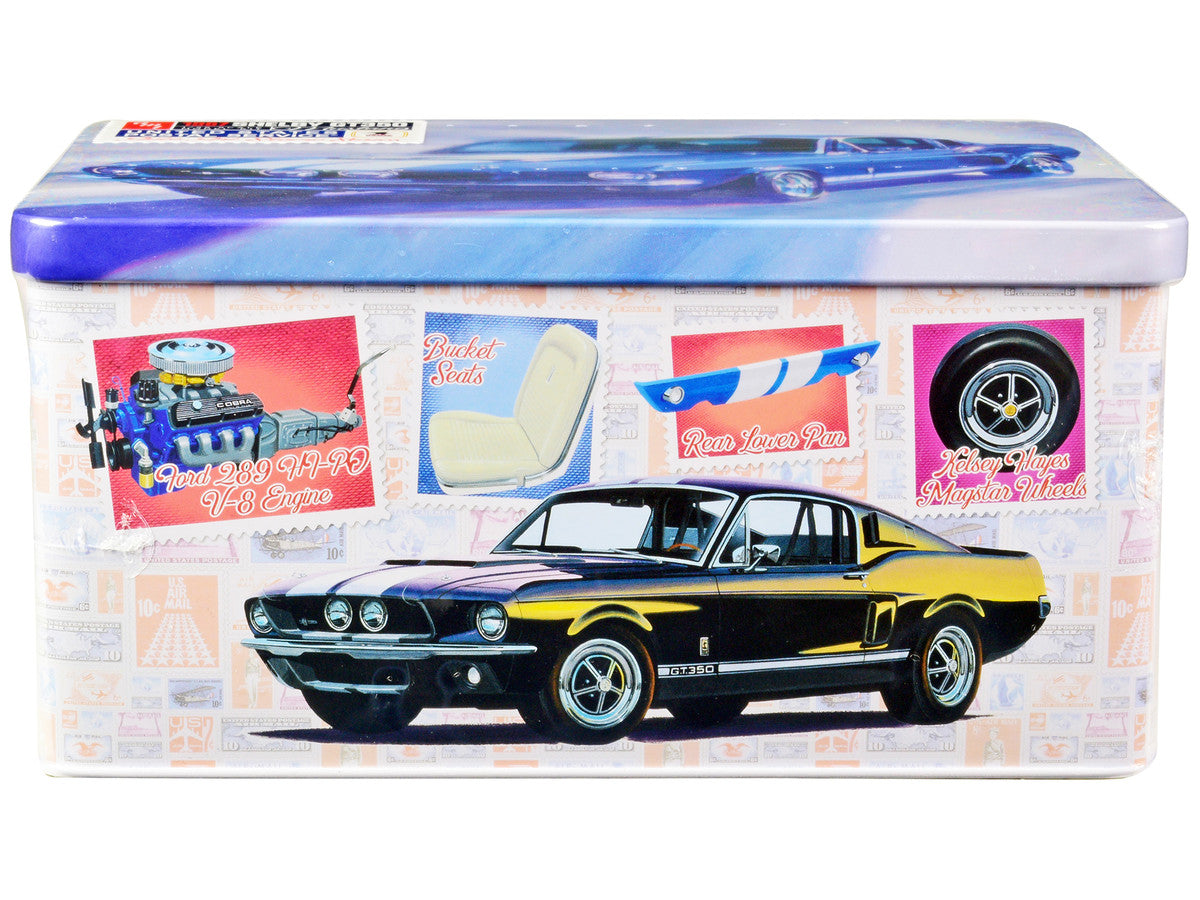 Skill 2 Model Kit 1967 Shelby Mustang GT350 USPS (United States Postal Service) "Auto Art Stamp Series" 1/25 Scale Model by AMT AMT