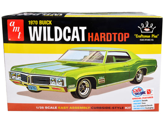 Skill 2 Model Kit 1970 Buick Wildcat Hardtop "Craftsman Plus" Series 1/25 Scale Model by AMT AMT