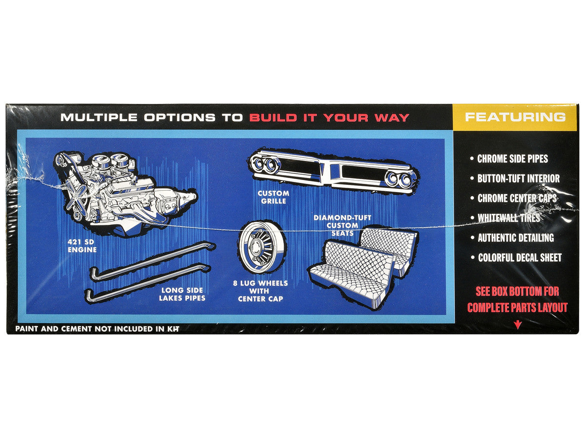 Skill 2 Model Kit 1962 Pontiac Catalina Super Stock 3-in-1 Kit 1/25 Scale Model by AMT AMT