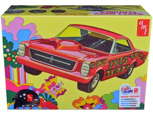 Skill 2 Model Kit 1966 Ford Galaxie 500 Hardtop "Sweet Bippy" 4-in-1 Kit 1/25 Scale Model by AMT AMT