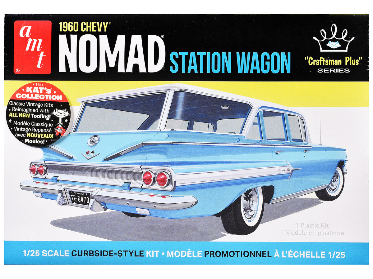 Skill 2 Model Kit 1960 Chevrolet Nomad Station Wagon "Craftsman Plus" Series 1/25 Scale Model by AMT AMT