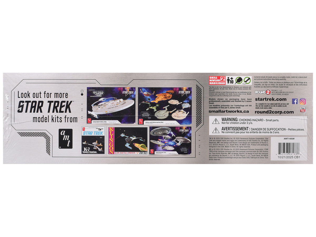 Skill 2 Model Kit U.S.S. Enterprise NCC-1701-E Space Ship "Star Trek: First Contact" (1996) Movie 1/1400 Scale Model by AMT AMT