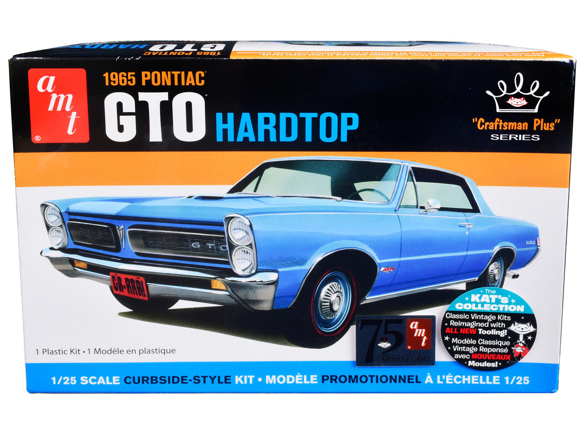 Skill 2 Model Kit 1965 Pontiac GTO Hardtop "Craftsman Plus" Series 1/25 Scale Model by AMT AMT
