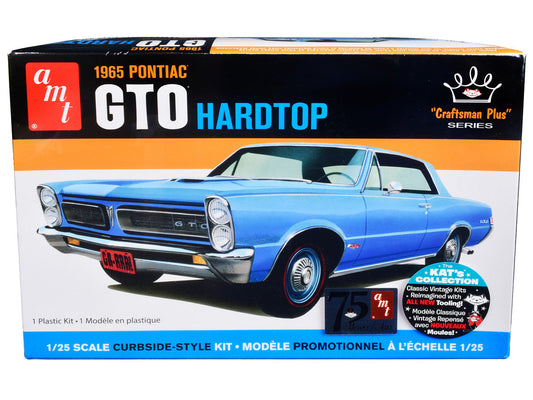 Skill 2 Model Kit 1965 Pontiac GTO Hardtop "Craftsman Plus" Series 1/25 Scale Model by AMT AMT