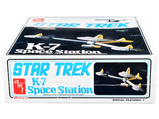 Skill 2 Model Kit K-7 Space Station "Star Trek" (1966-1969) TV Series 1/7600 Scale Model by AMT AMT