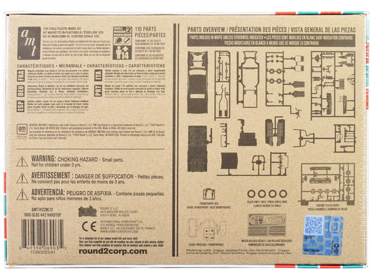 Skill 2 Model Kit 1966 Oldsmobile 442 W-30 Hardtop 1/25 Scale Model by AMT AMT