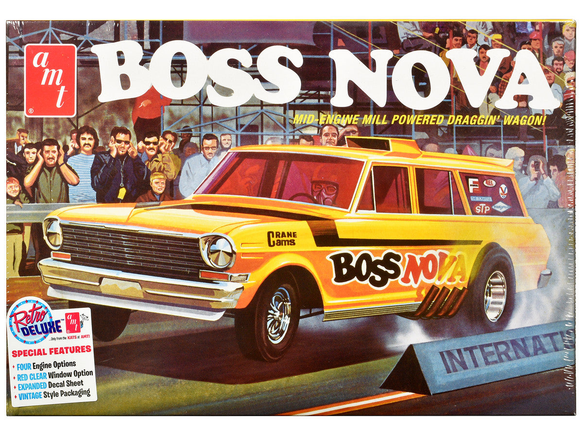 Skill 2 Model Kit Boss Nova Funny Car 1/25 Scale Model by AMT AMT