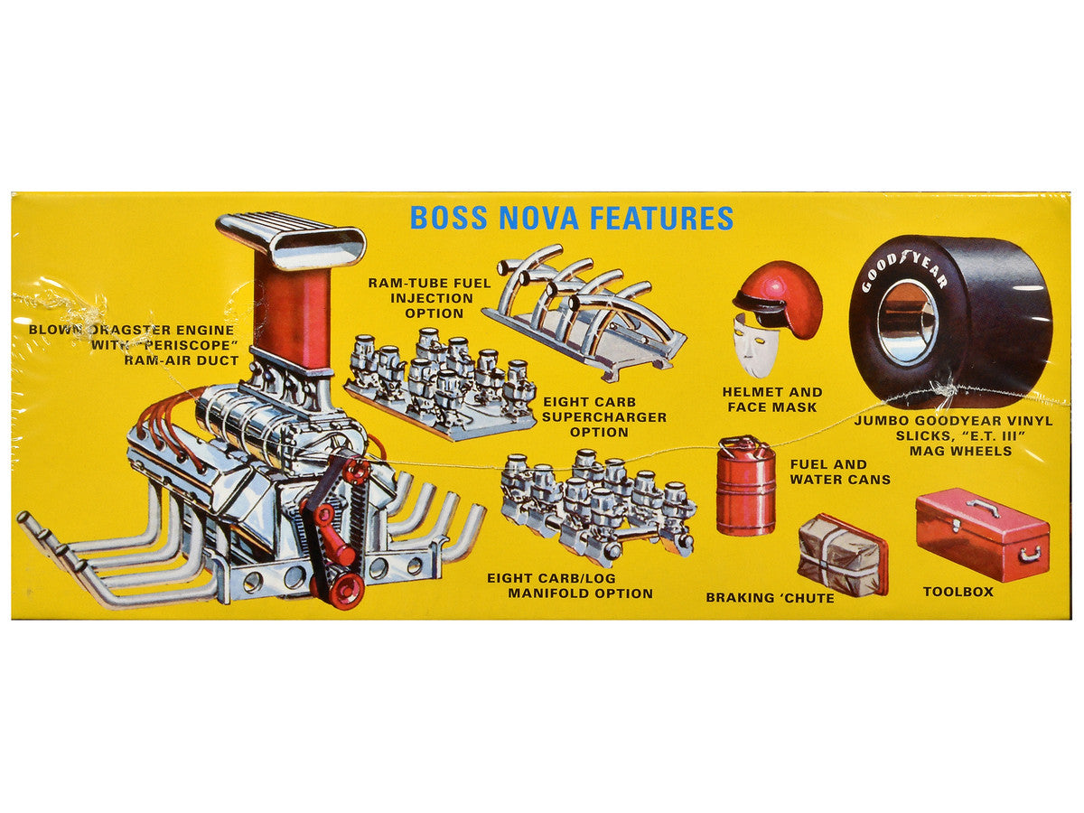 Skill 2 Model Kit Boss Nova Funny Car 1/25 Scale Model by AMT AMT