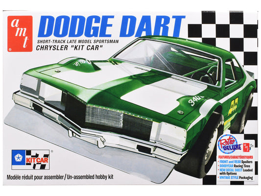 Skill 2 Model Kit Dodge Dart Sportsman Short Track "Kit Car" 1/25 Scale Model by AMT AMT