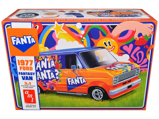 Skill 2 Model Kit 1977 Ford Custom Van "Fanta" 1/25 Scale Model by AMT AMT