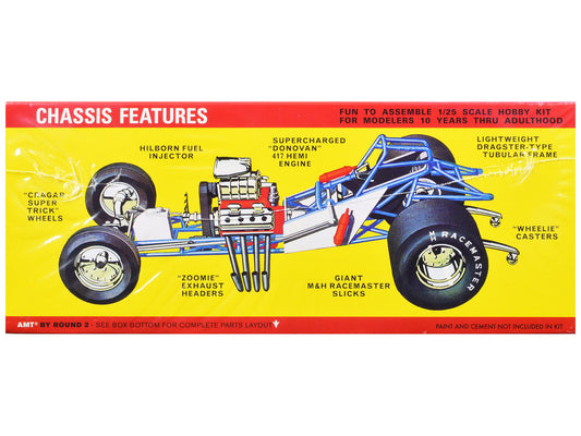 Skill 2 Model Kit Plymouth Funny Car "Mopower" 1/25 Scale Model by AMT Autoworld