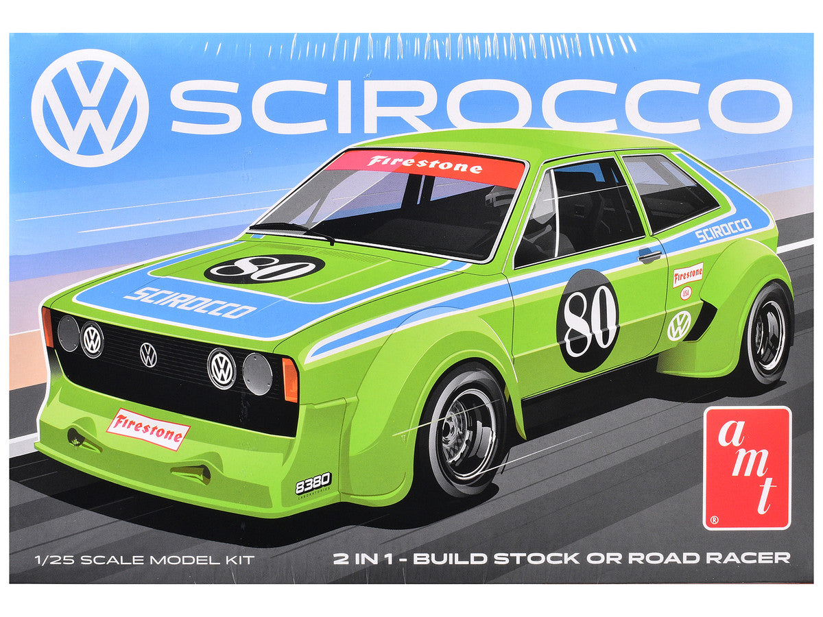 Skill 2 Model Kit Volkswagen Scirocco "T/A Champ" 1/25 Scale Model by AMT AMT