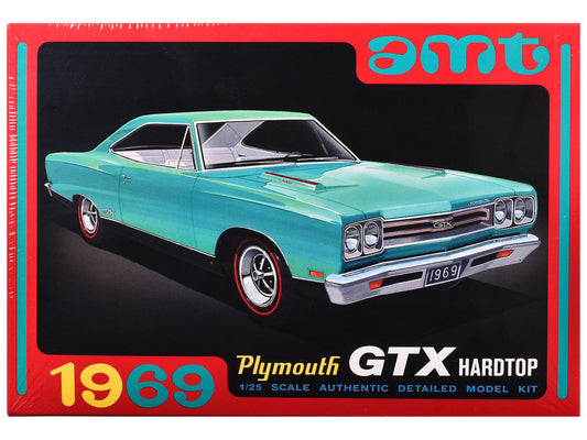 Skill 2 Model Kit 1969 Plymouth GTX Hardtop 1/25 Scale Model by AMT AMT