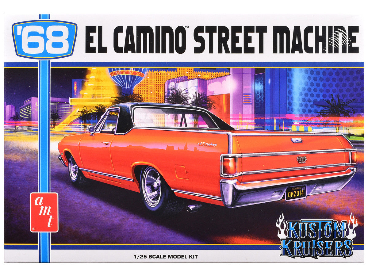 Skill 2 Model Kit 1968 Chevrolet El Camino Street Machine 1/25 Scale Model by AMT AMT