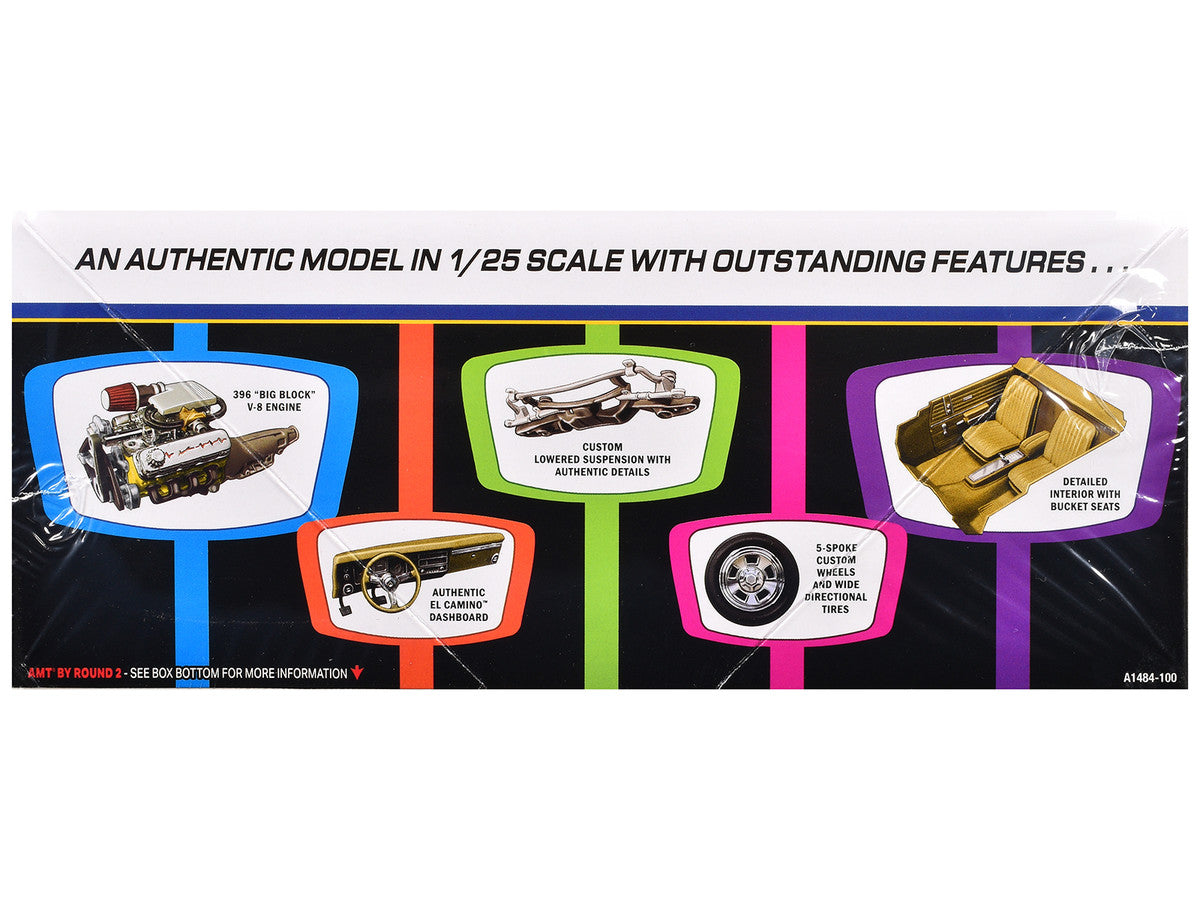 Skill 2 Model Kit 1968 Chevrolet El Camino Street Machine 1/25 Scale Model by AMT AMT