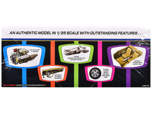 Skill 2 Model Kit 1968 Chevrolet El Camino Street Machine 1/25 Scale Model by AMT AMT