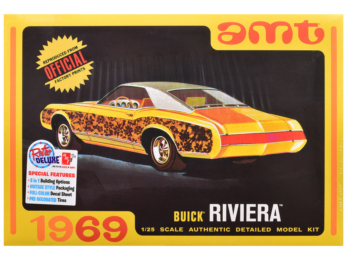 Skill 2 Model Kit 1969 Buick Riviera 1/25 Scale Model by AMT AMT