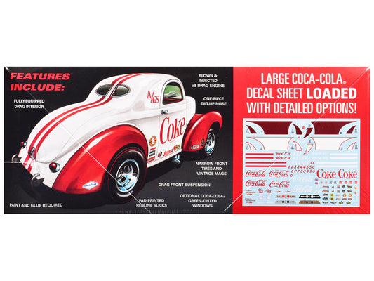 Skill 2 Model Kit 1940 Willys Coupe "Coca-Cola Race Team" 1/25 Scale Model by AMT AMT