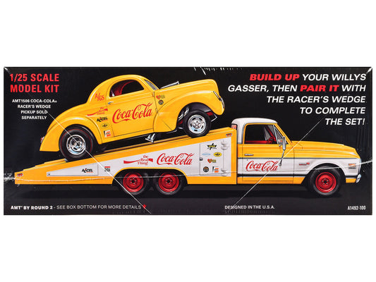 Skill 2 Model Kit 1940 Willys Coupe "Coca-Cola Race Team" 1/25 Scale Model by AMT AMT