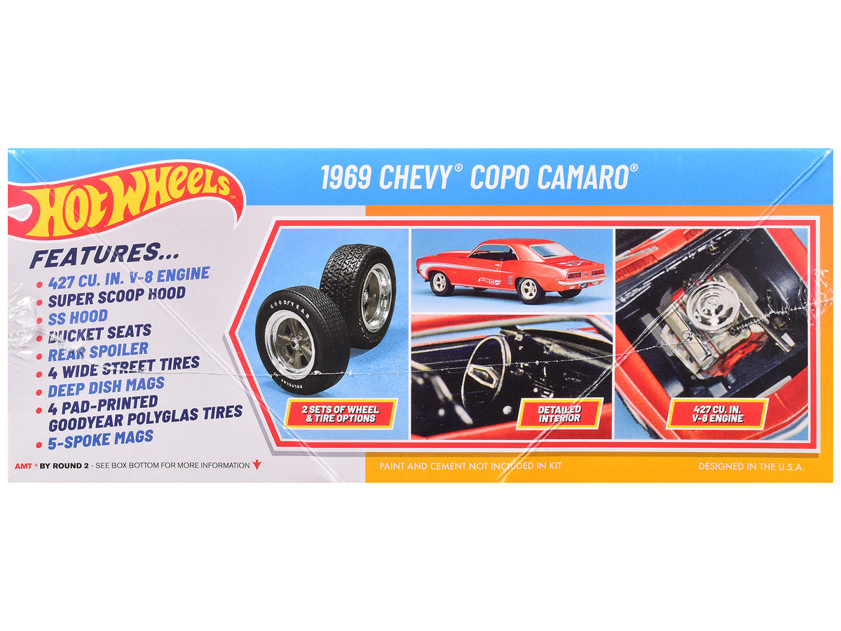 Skill 2 Model Kit 1969 Chevrolet COPO Camaro "Hot Wheels" 1/25 Scale Model by AMT AMT