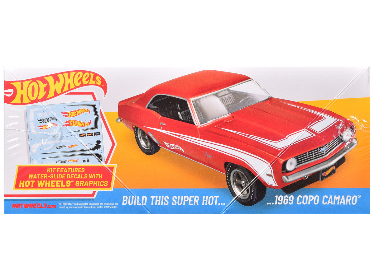 Skill 2 Model Kit 1969 Chevrolet COPO Camaro "Hot Wheels" 1/25 Scale Model by AMT AMT
