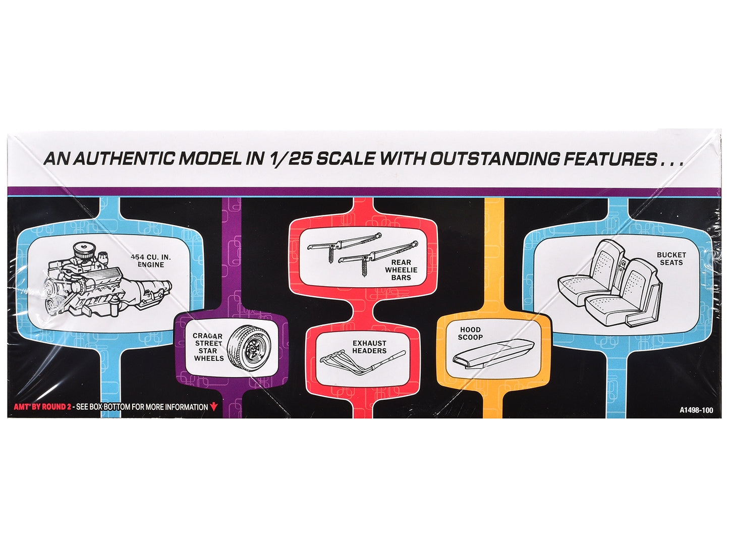 Skill 2 Model Kit 1957 Chevrolet Corvette Street Machine "Kustom Kruisers" Series 1/25 Scale Model by AMT