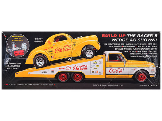 Skill 2 Model Kit 1972 Chevrolet Pickup Truck "Racer's Wedge" 2-in-1 Kit "Coca-Cola" 1/25 Scale Model by AMT AMT