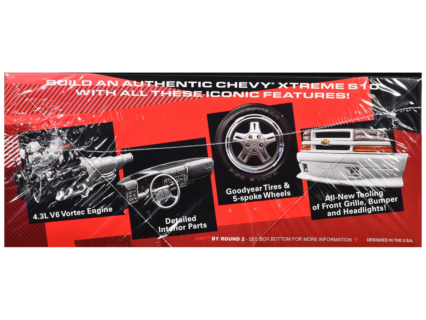 Skill 2 Model Kit 1999 Chevrolet S-10 Xtreme Pickup Truck 1/25 Scale Model by AMT