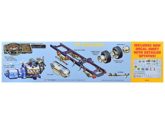 Skill 3 Model Kit Ford LNT-8000 Louisville Line Dump Truck 1/25 Scale Model by AMT-1