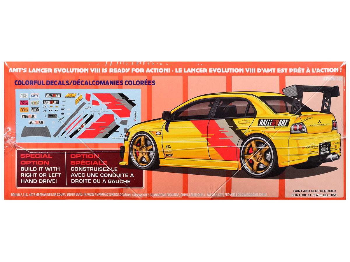 Skill 2 Model Kit 1995 Mitsubishi Lancer Evolution VIII 1/25 Scale Model by AMT-0
