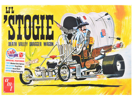 Skill 2 Model Kit Li'l Stogie Show Rod Death Valley Dragger Wagon 1/25 Scale Model by AMT AMT