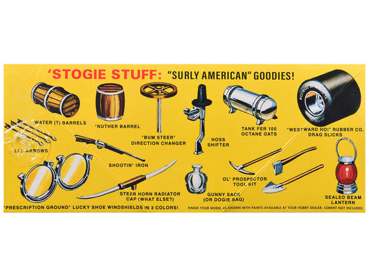 Skill 2 Model Kit Li'l Stogie Show Rod Death Valley Dragger Wagon 1/25 Scale Model by AMT AMT