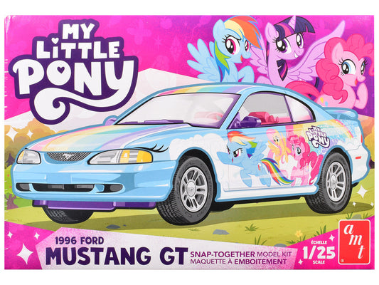 Skill 2 Model Kit 1996 Ford Mustang GT "My Little Pony" 1/25 Scale Model by AMT AMT