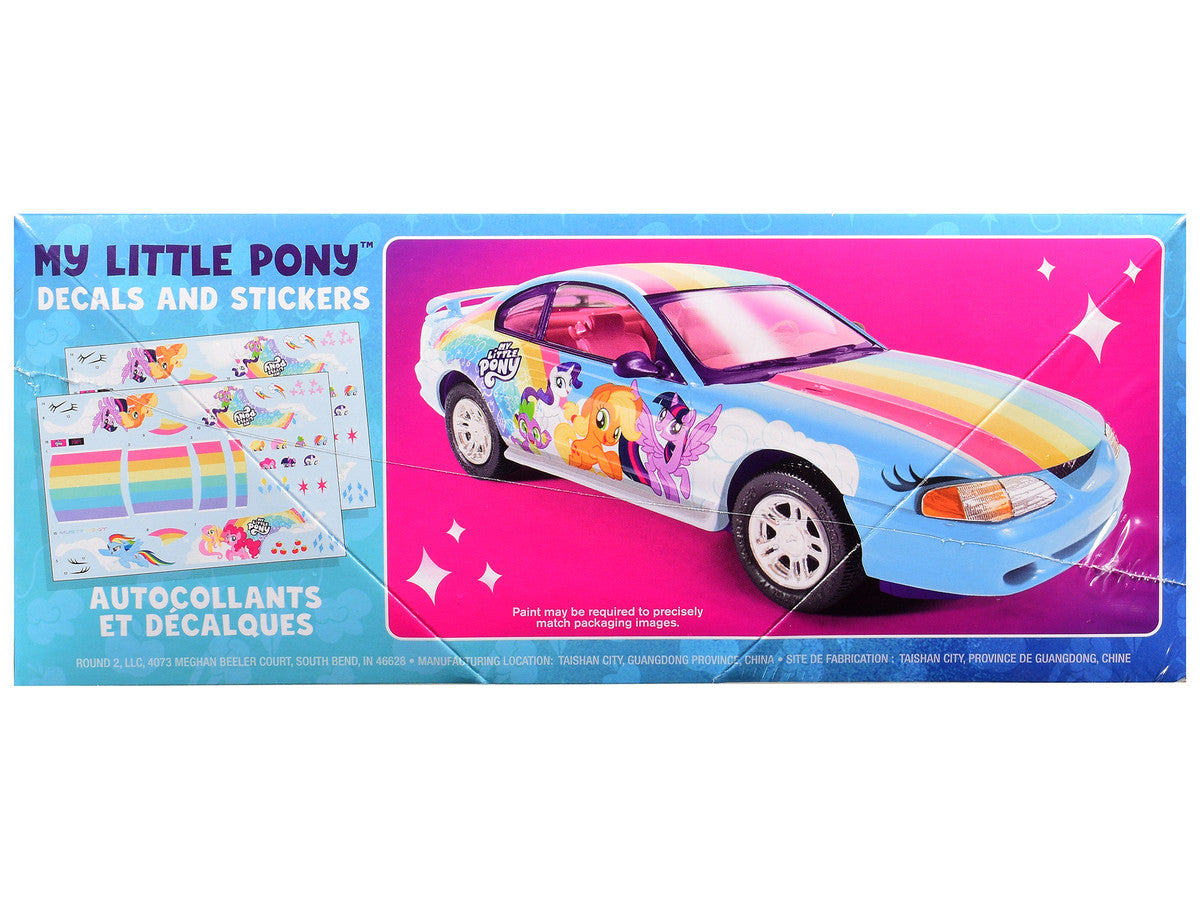 Skill 2 Model Kit 1996 Ford Mustang GT "My Little Pony" 1/25 Scale Model by AMT AMT
