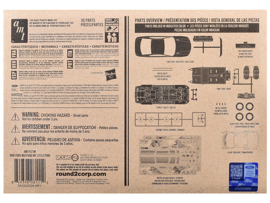 Skill 2 Model Kit 1996 Ford Mustang GT "My Little Pony" 1/25 Scale Model by AMT AMT