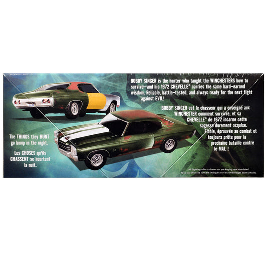 Skill 2 Model Kit 1972 Chevrolet Chevelle SS "Supernatural" (2005-2020) TV Series 1/25 Scale Model by AMT AMT