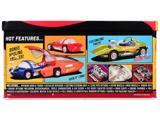 Skill 2 Model Kit Hot Wheels Silhouette with Collector Tin 1/25 Scale Model by AMT AMT